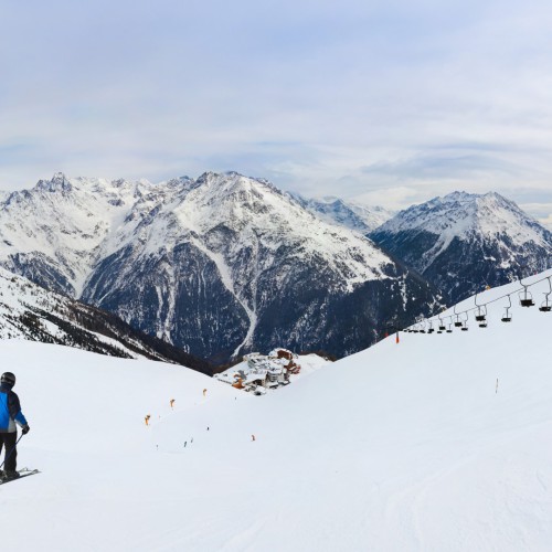 skier in solden