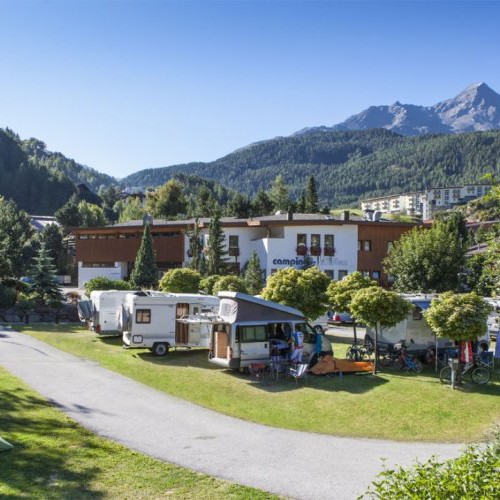 Camping Sölden in de zomer