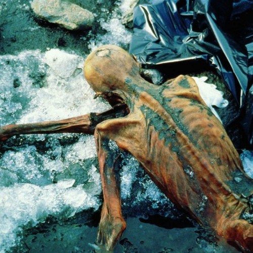 Mummie in het ijs